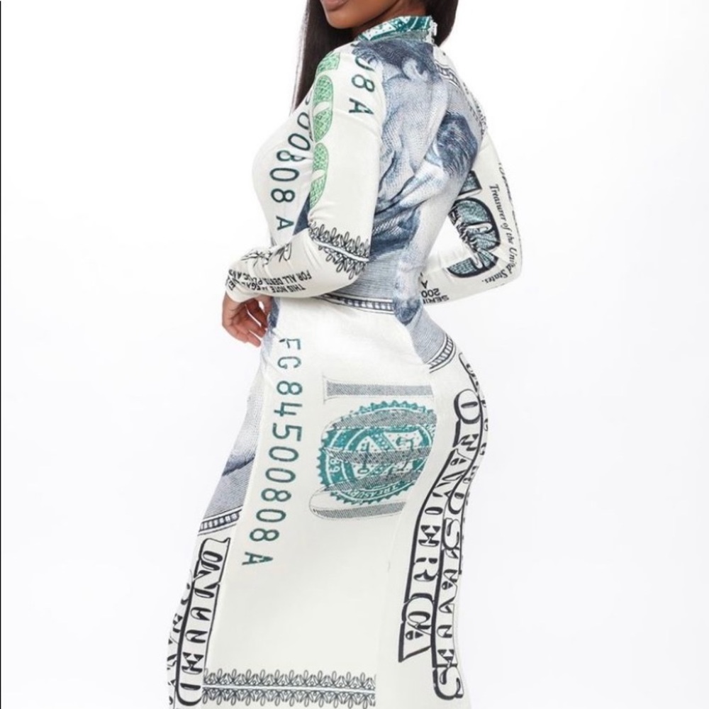 XS money dress
